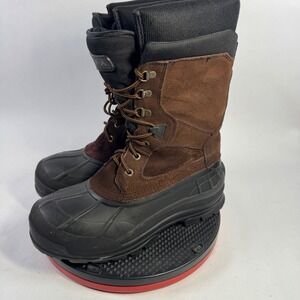 Men's Brown Kamik Waterproof Winter Boots Insulated Snow Boots Size 10